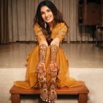 Enhance Your Haldi Look with Silver Maang Tikka and Yellow Saree for Haldi
